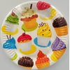 Vienkartinės popierinės lėkštės Cupcake , 18 cm, 8 vnt.