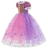 Violetinė princesės suknelė mergaitėms