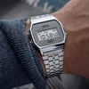 Laikrodis Casio Collection Vintage CASIO VINTAGE modelis ICONIC - TRADITIONAL SEIGAIHA PATTERN Limited Edition - Pilkas