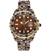 Laikrodis LIGHT TIME modelis MEDITERRANEO - Full Strass / Brown