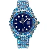 Laikrodis LIGHT TIME modelis MEDITERRANEO - Full Strass / Mėlyna