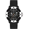 Laikrodis LIGHT TIME modelis POKER - Juodas / Baltas