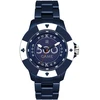 Laikrodis LIGHT TIME modelis POKER - Mėlyna / Baltas
