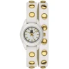 Laikrodis LIGHT TIME modelis PUNK - Baltas / Gold
