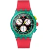 Laikrodis SWATCH modelis NEON EMERALD CHRONO