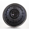 Art-Pol Keraminis vazonas, apvalus, baltas/sidabrinis, 13,5 x 13,5(A) cm