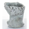 Art-Pol Keraminis vazonas, ovalus, pilkas, 20x18,5 x 19(A) cm