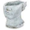 Art-Pol Keraminis vazonas, ovalus, pilkas, 20x18,5 x 19(A) cm