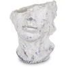 Art-Pol Keraminis vazonas, ovalus, pilkas, 22x20 x 24,5(A) cm