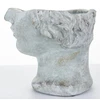 Art-Pol Keraminis vazonas, ovalus, pilkas, 20x18,5 x 19(A) cm