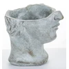 Art-Pol Keraminis vazonas, ovalus, pilkas, 20x18,5 x 19(A) cm
