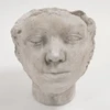 Art-Pol Vazonėlis - skulptūra betoninis Merginos veidas 24x17x22 cm