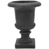Mega Keraminė vaza Clayfibre, apvali, tams.pilka, 40 x 54(A) cm