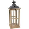 Mega Žibintas Lantern, kvadratinis, rudas, 25,5 x 66(A) cm