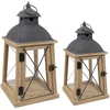 Mega Žibintas Lantern, kvadratinis, rudas, 29 x 61(A) cm