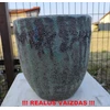 POLNIX Keraminis vazonas ATLANTIS, apvalus, rudas, 30 x 29(A) cm