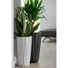 POLNIX Keraminis vazonas MOOD, apvalus, juodas, 30 x 56(A) cm