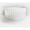 POLNIX Keraminis vazonas PIANO, apvalus, baltas, 26 x 13(A) cm