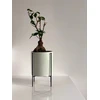 POLNIX Stovas vazonui ACCESSORY, metalinis, juodas, 15 x 19(A) cm