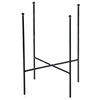 POLNIX Stovas vazonui ACCESSORY, metalinis, juodas, 15 x 19(A) cm