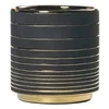 Pot&Deco Keraminis vazonas CHRYSI, apvalus, auksinis/juodas, 13,5 x 13,5(A) cm