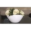 Pot&Deco Keraminis vazonas GABRIELLE, ovalus, juodas, 21x14 x 10,5(A) cm