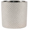 Pot&Deco Keraminis vazonas GARRYA, apvalus, auksinis, 13,5 x 13(A) cm