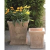 Pot&Deco Keraminis vazonas ISIS, kvadratinis, rudas, 19 x 21(A) cm