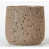 Pot&Deco Keraminis vazonas ISODON, apvalus, rudas, 14 x 12,5(A) cm
