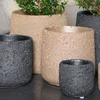 Pot&Deco Keraminis vazonas ISODON, apvalus, rudas, 18 x 17(A) cm