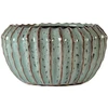 Pot&Deco Keraminis vazonas NOLANA, apvalus, žalias, 21,5 x 11,5(A) cm