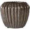 Pot&Deco Keraminis vazonas NOLANA, apvalus, rudas, 12,5 x 10,5(A) cm