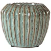 Pot&Deco Keraminis vazonas NOLANA, apvalus, žalias, 16,5 x 14(A) cm