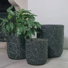 Pot&Deco Keraminis vazonas VICTORIA, apvalus, juodas, 45 x 50(A) cm
