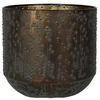 Ter Steege Metalinis vazonas LIAN, apvalus, rudas, 21 x 19(A) cm