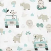 2 dalių patalynės komplektas New Baby Safari II 90x120 cm mėtų spalvos