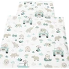 2 dalių patalynės komplektas New Baby Safari II 90x120 cm mėtų spalvos