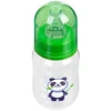 Akuku maitinimo buteliukas 125 ml su silikoniniu žinduku, žalia panda