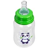 Akuku maitinimo buteliukas 125 ml su silikoniniu žinduku, žalia panda