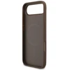 GUESS dėklas, skirtas IPHONE 17 Air, suderinamas su MagSafe GUHMP17MG4GFRW (PU 4G Ring Classic Logo) rudas