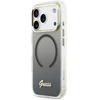 GUESS dėklas, skirtas IPHONE 17 Pro, suderinamas su MagSafe GUHMP17L5HTGMCSK (IML Gradient Script Metal) juodas