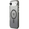 GUESS dėklas, skirtas IPHONE 17 Air, suderinamas su MagSafe GUHMP17MHGTMLCGK (IML gradientas su trikampio logotipu), juodas