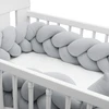 Apsauginis lovelės čiužinio užvalkalas iš muslino pynės New Baby šviesiai pilkas