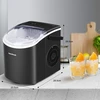 Automatinė, tyli, efektyvi Bauerkraft ledo gaminimo mašina, paprasta naudoti, 12 kg/24 val., juoda