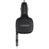 Automobilinis įkroviklis VEGER USB C + kabelis USB C / Lightning QC PD 84W CC89 juodas