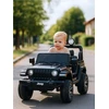 Baby Mix akumuliatorinis automobilis Jeep Wrangler Rubicon juodas