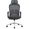 Baby Mix ergonominė biuro kėdė su galvos ir juosmens atrama, juoda