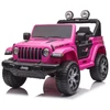Baby Mix Jeep Wrangler Rubicon rožinis akumuliatorinis automobilis