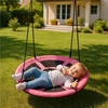 Baby Mix lizdinė supynė 100 cm rožinė