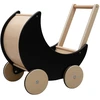 Baby Mix Medinis vežimėlis-vaikštynė vaikams 2in1 Ecotoys rožinis